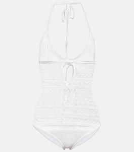 Боди крючком из смесового хлопка ISABEL MARANT, белый