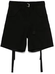 Шорты с поясом SACAI, черный