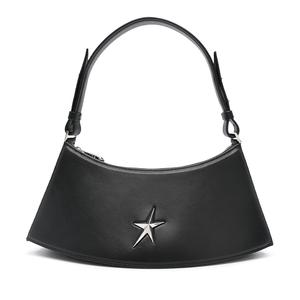 Mugler Женская сумка из коровьей кожи черная, Black
