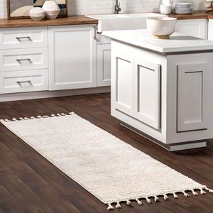 nuLOOM Kerry Geometric ковер-дорожка 77 x 305 см, для гостиной, спальни, столовой, прихожей, коридора, кухни, Kerry Cream