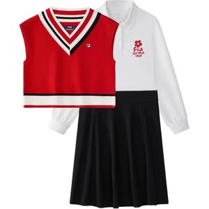 Детский комплект из юбки FILA KIDS, красный