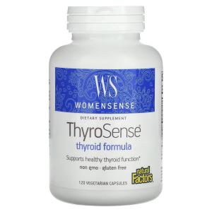Natural Factors WomenSense ThyroSense средство для щитовидной железы, 120 вегетарианских капсул