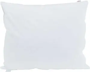 Подушка с подушкой, белая, 60 x 70 см, перо vidaXL