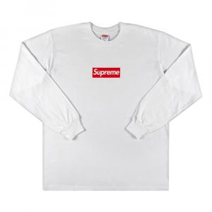 Лонгслив Supreme Box Logo, белый