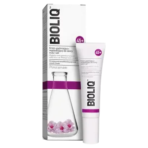 Bioliq 45+ укрепляющий и разглаживающий крем для кожи вокруг глаз и губ 45+, 15 мл