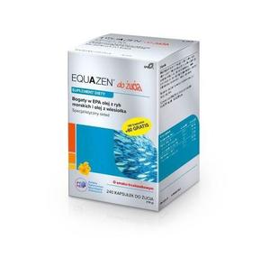 Equazen Kapsułki Do Żucia препарат, содержащий рыбий жир и масло примулы вечерней, 240 шт.