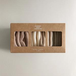 Детские носки Zara Home, 4 пары, мультиколор