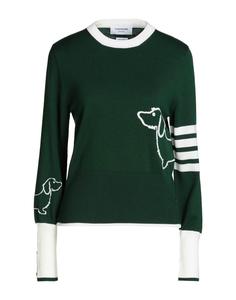 Свитер Thom Browne, темно-зеленый