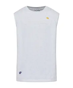 Футболка с логотипом Acne Studios, серый