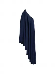 Платье на одно плечо Alaïa, синий