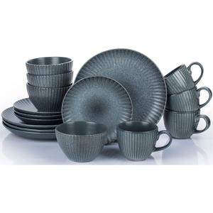 Сервиз Kombi Shell Grey с высококачественной реактивной глазурью Retsch Arzberg, Graue Reaktivglasur