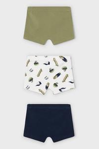 Детские боксеры 3 шт Mayoral, зеленый