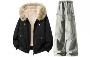 Повседневный худи Unisex Casual Sportswear X1617, черный mountain hawk jacket+желтый mud jeans