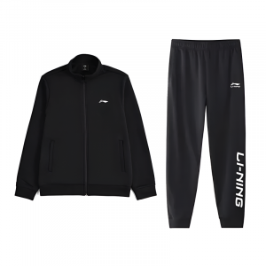 Li Ning Повседневная спортивная одежда унисекс Черный+Черный