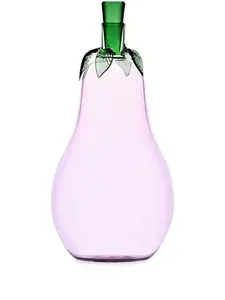 Стеклянная бутылка vegetables, 11 см, Ichendorf Milano, розовый