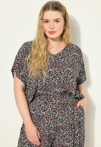 Принт на футболке FLOWER V-AUSSCHNITT Studio Untold, черный