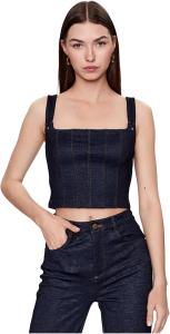Женский корсет-топ GUESS Selene, Blue Denim