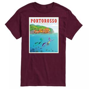 Мужская футболка Disney's Luca Portorossa с рисунком открытки, Италия