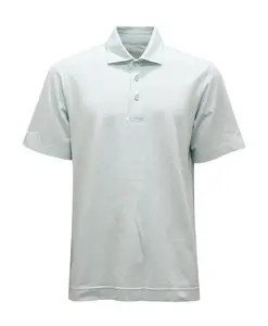 Рубашка из пике пастельно-голубого цвета Circolo 1901, синий