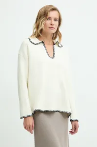 Шерстяной свитер Answear Lab, бежевый