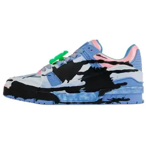 LOUIS VUITTON Низкие кроссовки для скейтбординга унисекс, синие, розовые