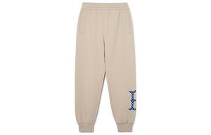 Knitted Sweatpants Unisex Light Beige MLB, светло-бежевый