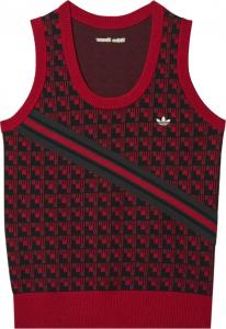 Жилет Adidas x Wales Bonner Knit Vest 'Multicolor', красный