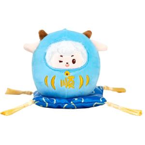 Playpoint Unlimited Плюшевый кулон Happy Sheep And Grey Wolf Damo Collection высотой 10 см