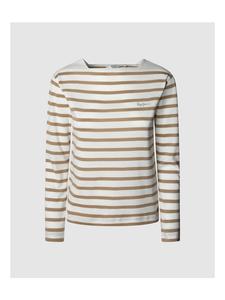 Футболка 805-бежевый/каштановый Pepe Jeans