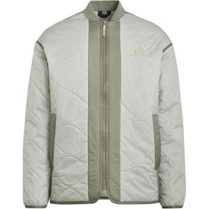 Стеганая куртка мужская серо-зеленый Adidas