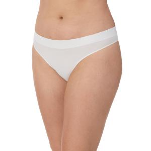Стринги DKNY Thong Seamless Litewear, цвет popeline weiss