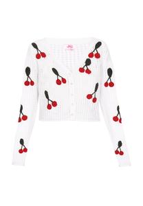 Вязаный кардиган MYMO Fashion Look, белый