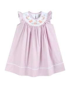 Платье-епископ Lil Cactus Easter Smocked, фиолетовый