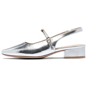 AGSDON Женские туфли на массивном каблуке 3,5 см черные, цвет Black