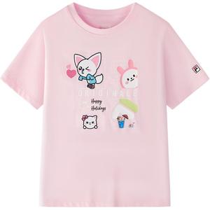 Футболка tranquil для детей 3-7 лет FILA KIDS, розовый
