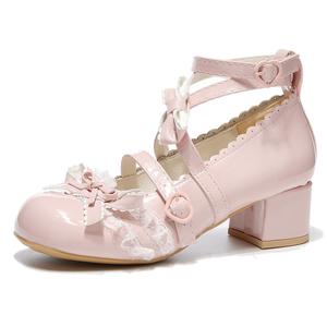 Туфли Мэри Джейн на массивном каблуке Women's VICTORIA&VERA, розовый