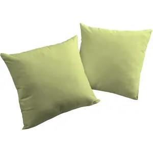 Декоративная подушка Uni Collection в однотонном дизайне, наволочка без наполнителя, 1 штука Adam, Hellgrün + unifarben