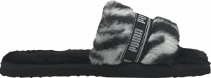 Сандалии Puma Wmns Fluff Slide Wild - Black, черный