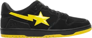 Кеды Sk8 Sta Black Electric Yellow, черный