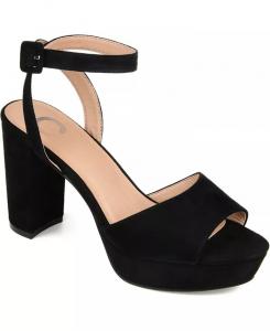 Женские босоножки Nairri на платформе с блочным каблуком Journee Collection, черный