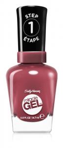 Покрытие ногтей гель-лаком без использования УФ/LED лампы Sally Hansen Miracle Gel™, оттенок 256 Proper P-Rose 14,7 мл