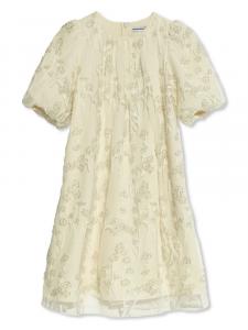 Вышитое платье «Автопортрет для детей» Self-Portrait Kids, нейтральный