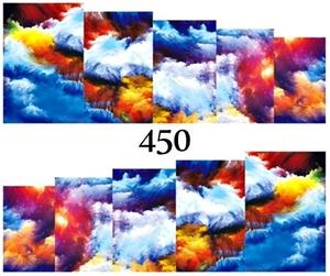 Водные наклейки для ногтей - №450, Raisin