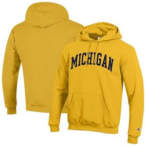 Мужской маисовый свитшот Michigan Wolverines Basic Arch Champion
