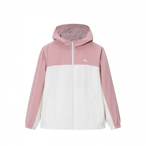 Куртка и пальто Variety Training Collection для женщин ANTA, papyrus белый/dust розовый