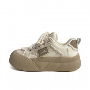 Низкие женские кроссовки City camel, Milk Tea