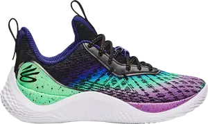Кроссовки Curry Flow 10 GS Northern Lights, разноцветный