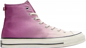 Кроссовки Converse Chuck 70 High Primaloft Rose Maroon, фиолетовый
