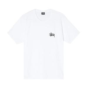 Футболка Stussy Basic Logo Tee 'White', белый
