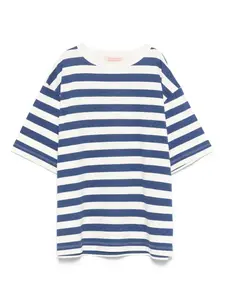 Полосатая футболка с нашивкой-логотипом The Animals Observatory, синий